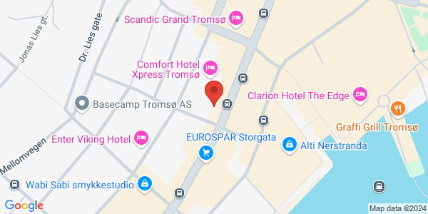 Map displaying event location