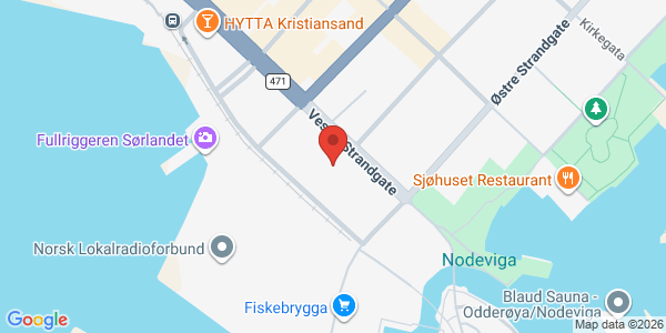 Kart som viser hvor arrangementet foregår