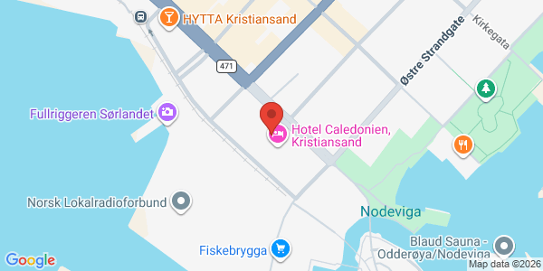 Kart som viser hvor arrangementet foregår