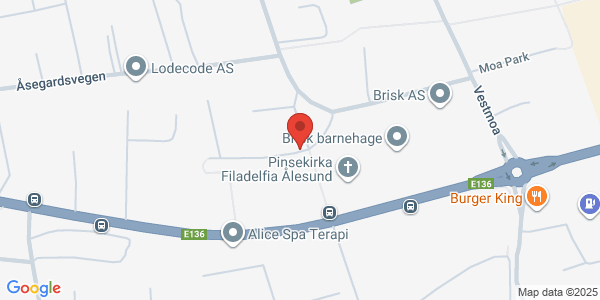 Map displaying event location