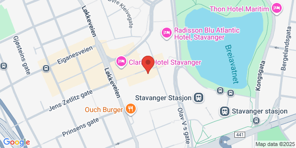 Map displaying event location