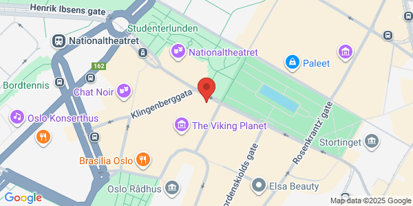 Map displaying event location