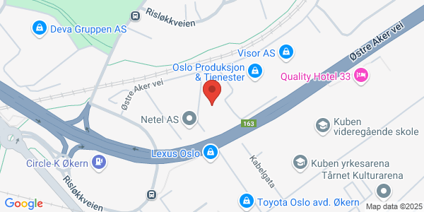 Map displaying event location