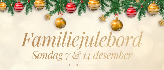Familejulebord // Julebuffet på Caledonien 14.12.25