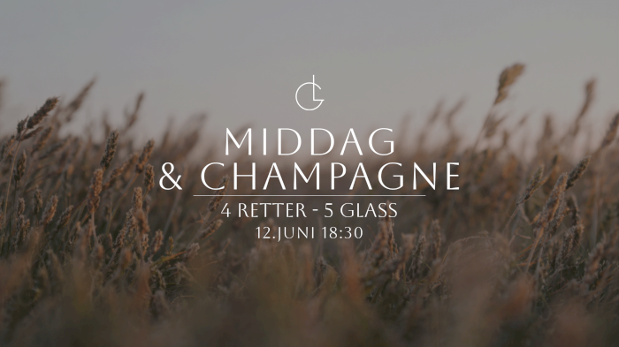 Middag & Champagne // Grenseløs