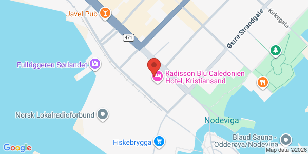 Map displaying event location