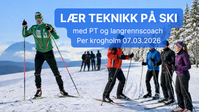 Lær teknikk på ski