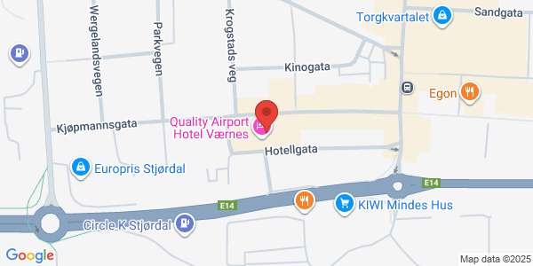 Map displaying event location