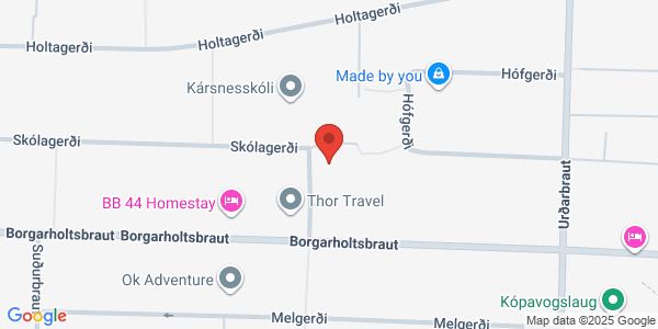 Map displaying event location