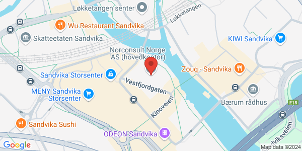 Map displaying event location