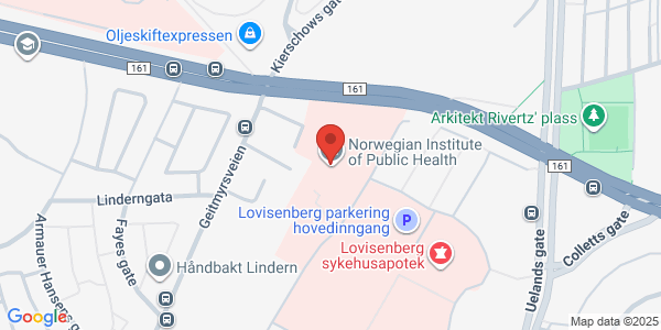 Map displaying event location