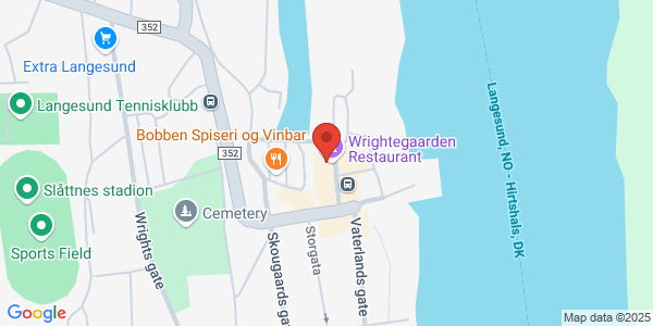 Map displaying event location