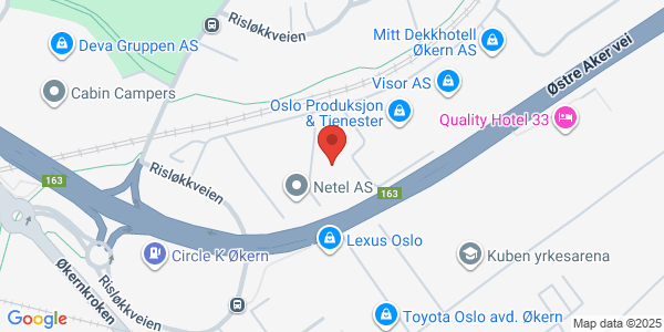 Map displaying event location