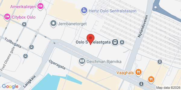 Map displaying event location