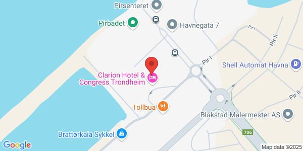 Map displaying event location