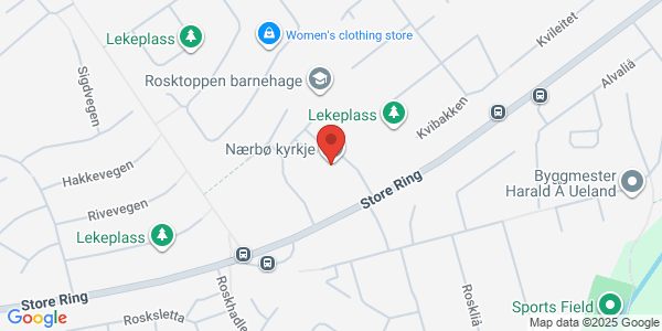 Map displaying event location