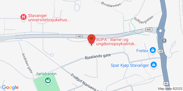 Map displaying event location