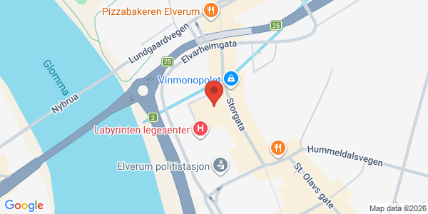 Map displaying event location