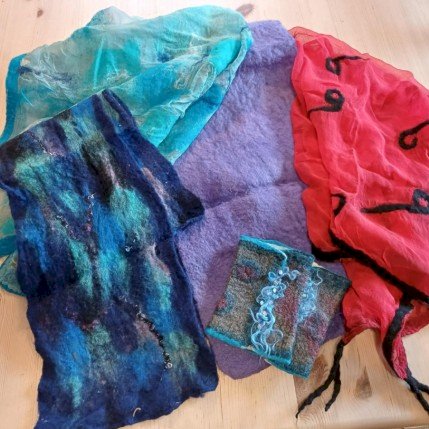 Kurs i nunofilting - og litt annen filting