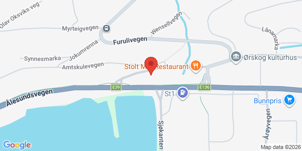 Map displaying event location