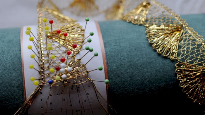 Kniplingar med gulltråd, helgekurs