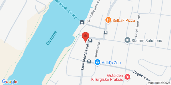 Map displaying event location