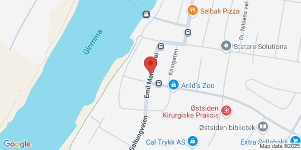 Map displaying event location