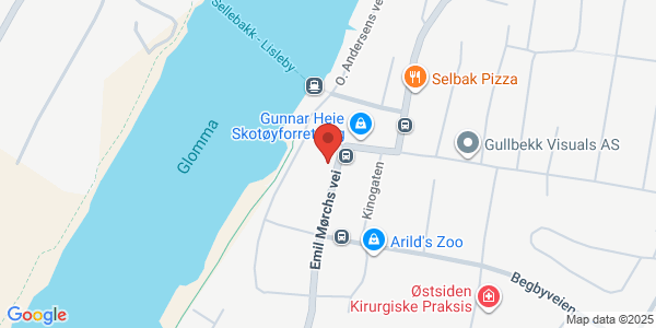 Map displaying event location