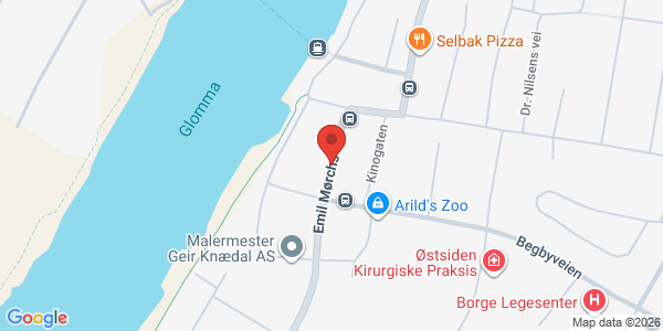 Kart som viser hvor arrangementet foregår