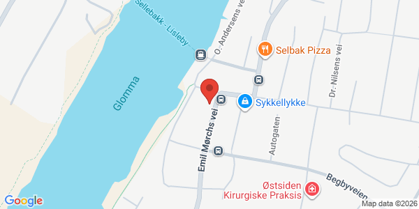 Kart som viser hvor arrangementet foregår