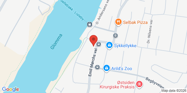 Kart som viser hvor arrangementet foregår