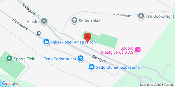 Kart som viser hvor arrangementet foregår