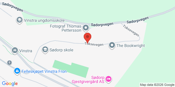 Kart som viser hvor arrangementet foregår