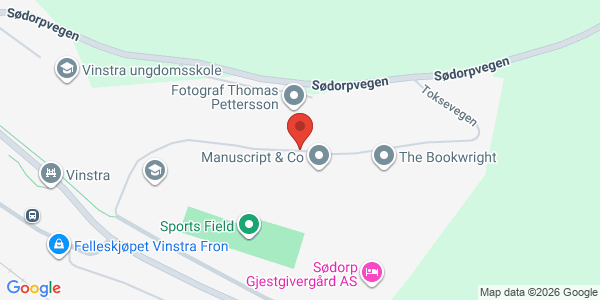 Kart som viser hvor arrangementet foregår