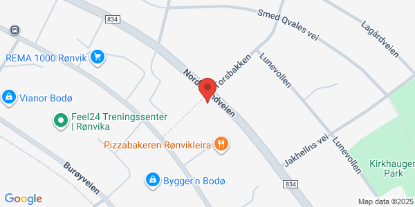 Map displaying event location