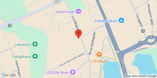 Map displaying event location