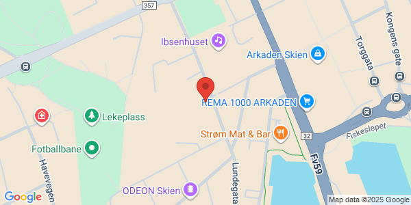 Map displaying event location