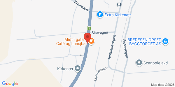 Kart som viser hvor arrangementet foregår
