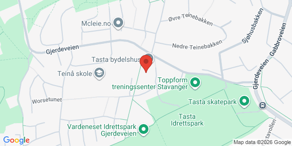 Kart som viser hvor arrangementet foregår