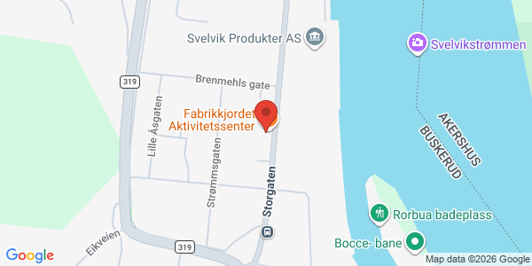 Kart som viser hvor arrangementet foregår