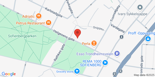 Map displaying event location