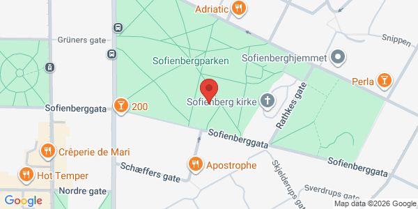 Map displaying event location