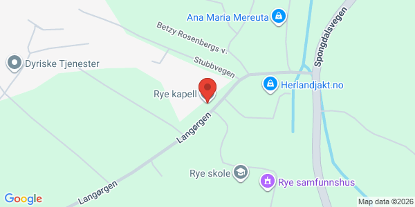 Kart som viser hvor arrangementet foregår
