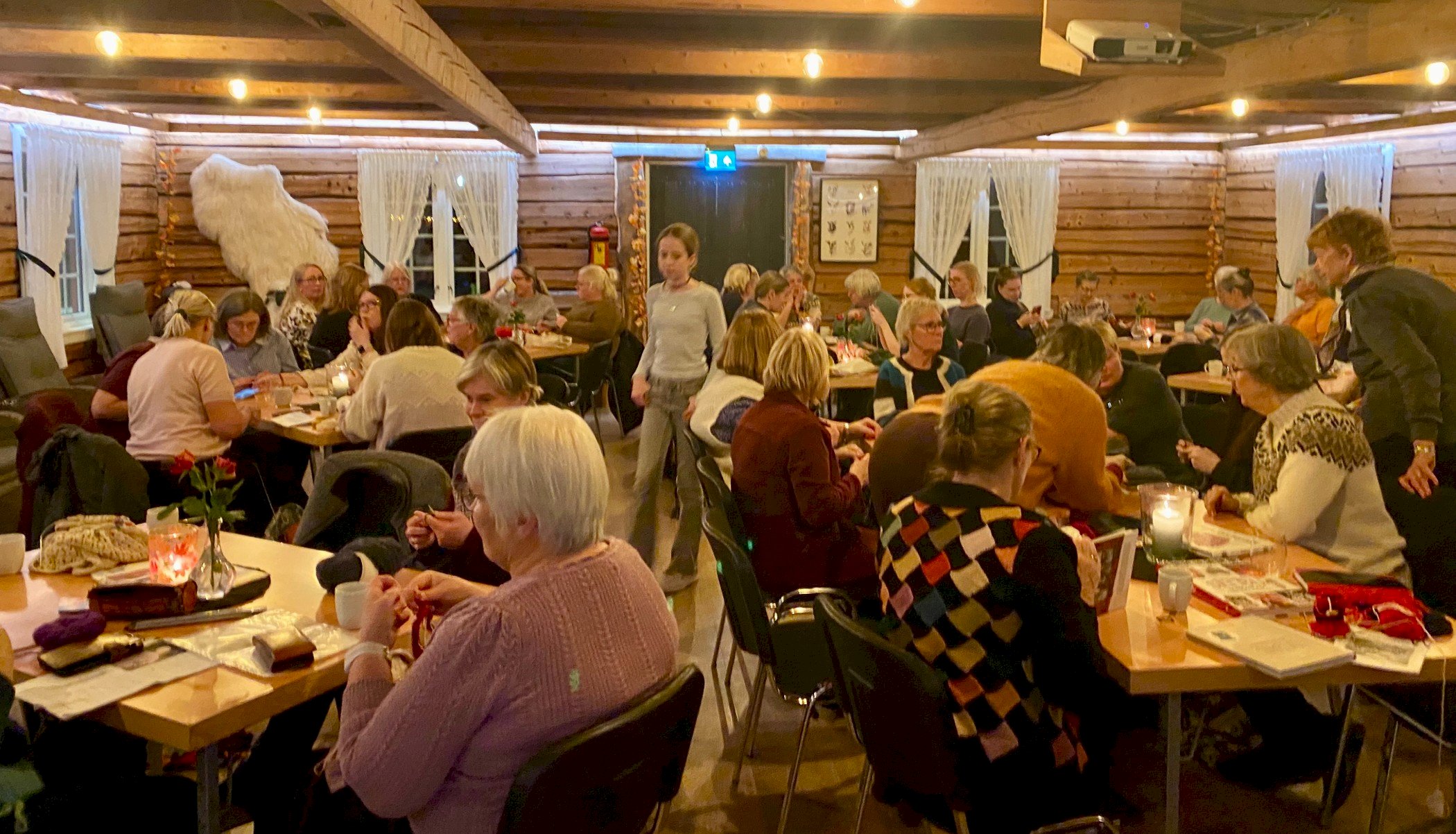 Strikkekafe på Onsøyen gård