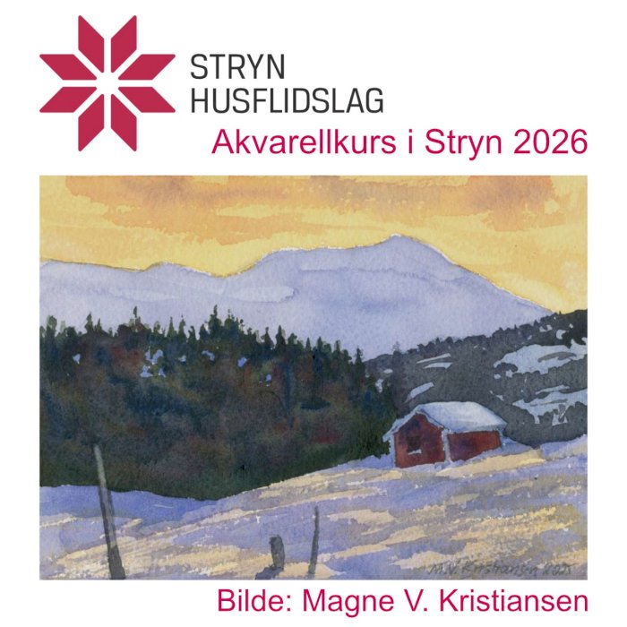 Akvarellkurs i Stryn