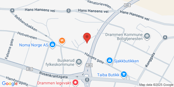 Map displaying event location