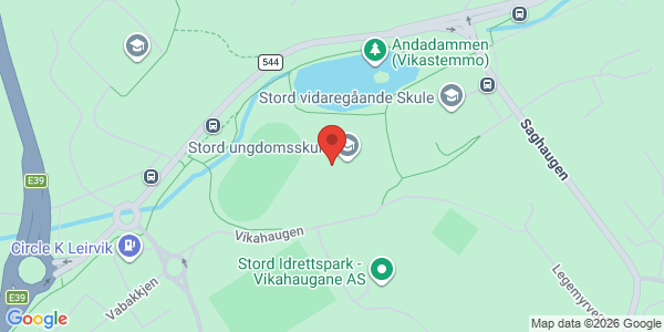 Kart som viser hvor arrangementet foregår