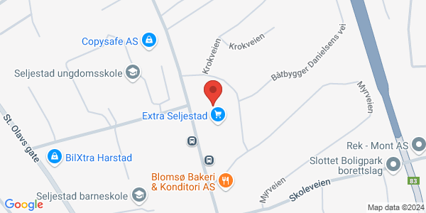 Map displaying event location