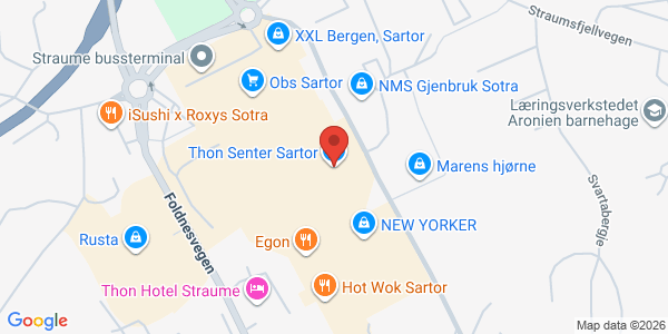 Map displaying event location