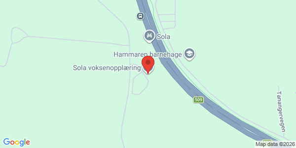 Kart som viser hvor arrangementet foregår